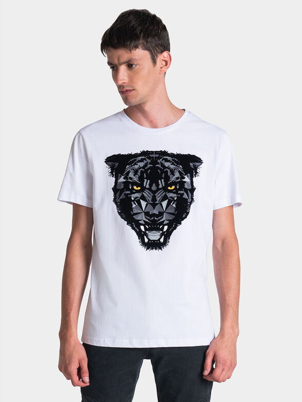 T-shirt with animal art print - 1