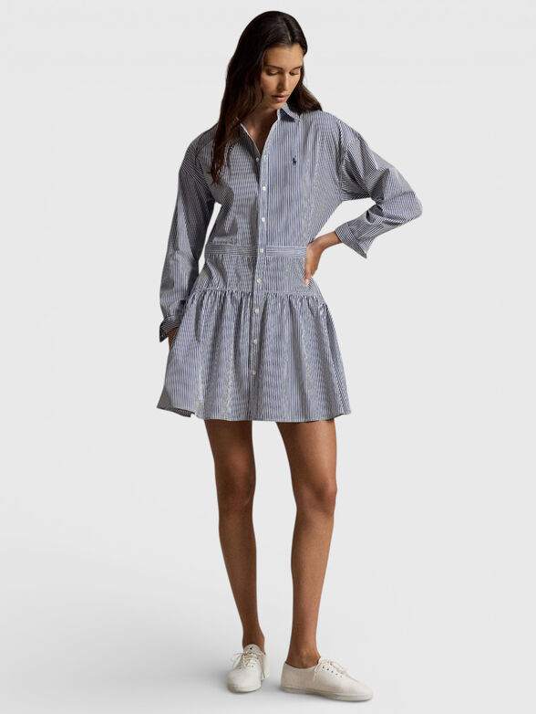 Striped shirt dress - 2