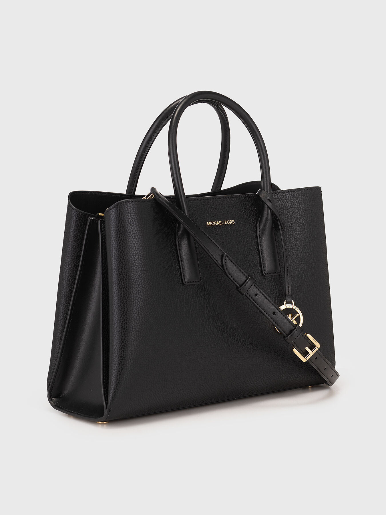 Black leather bag brand MICHAEL KORS Globalbrandsstore en