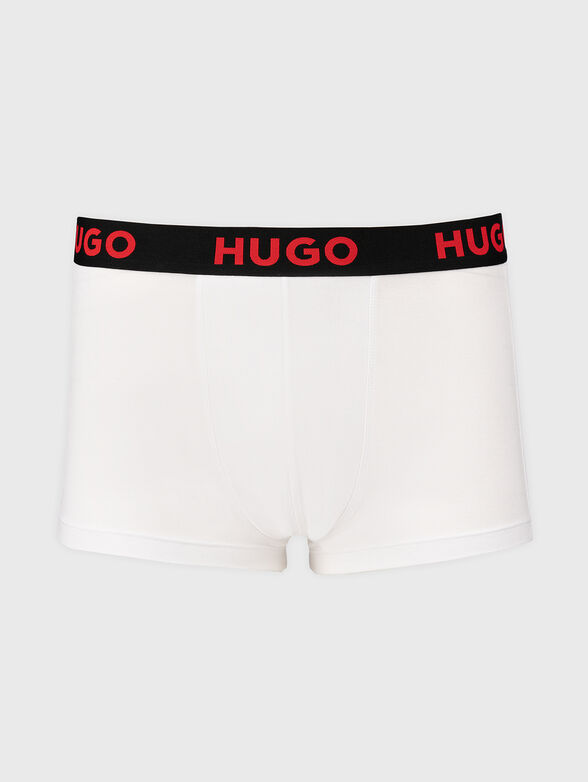 Set of three pairs of trunks with logo accent - 4