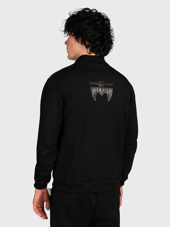 SWZ005 sweatshirt with zip and print on the back  - 2