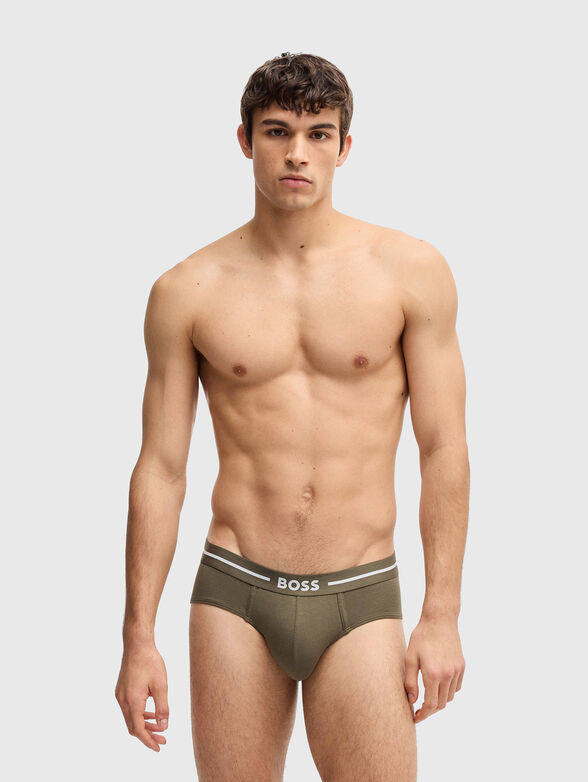 Set of three pairs of cotton briefs - 5