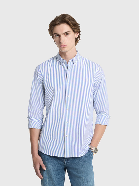 Striped long sleeved shirt - 1