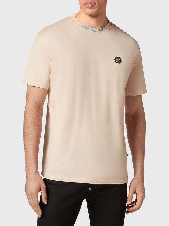 T-shirt with logo patch - 1