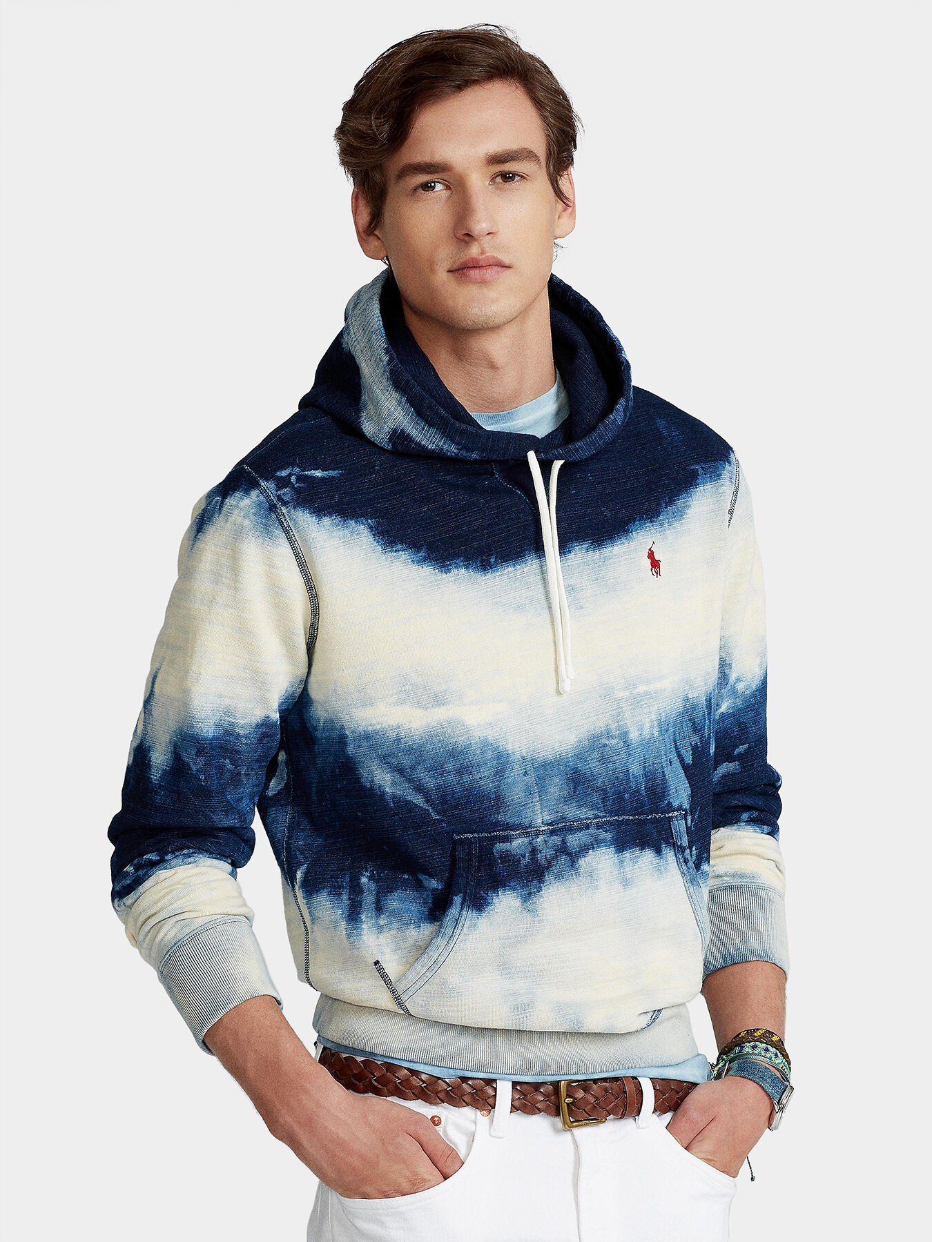 Polo tie dye sweatshirt sale