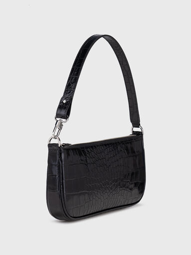 Leather bag with croc effect - 3