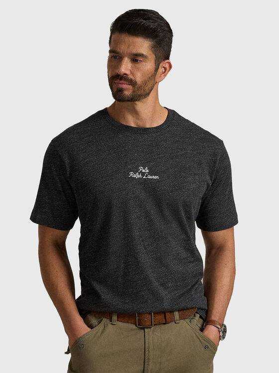 Памучна тениска с лого - 1