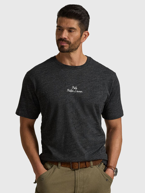 Cotton T-shirt with logo - 1