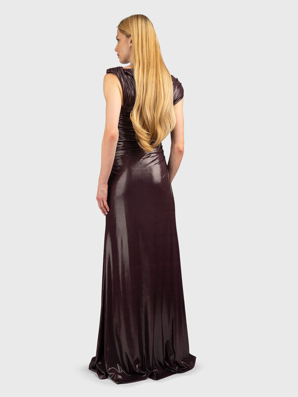 Maxi dress with accent slit - 2