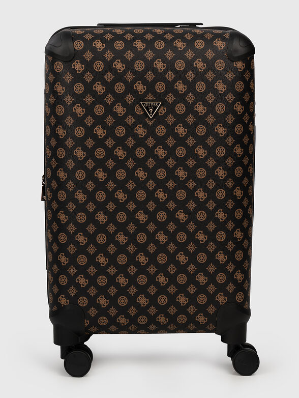 Suitcase with monogram print - 1