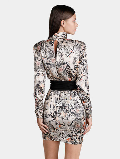 WILD SIDE Animal printed dress - 4