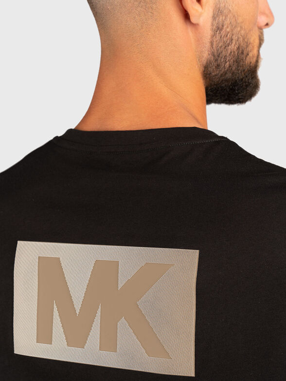 Cotton T-shirt with accent back - 5