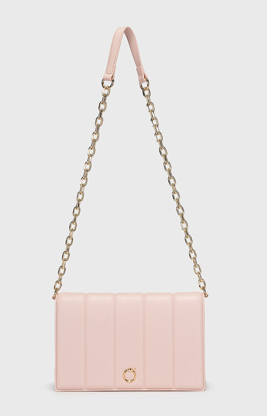 Кросбоди чанта DUNE в розов цвят - 2