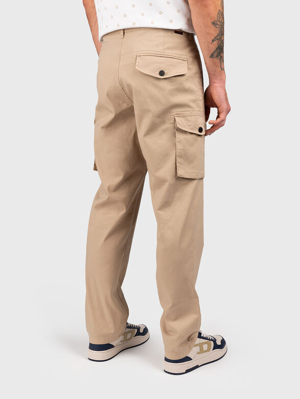 HUNTER beige cargo pants - 2