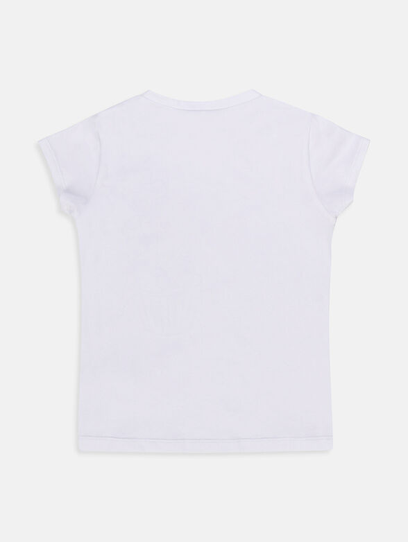 T-shirt with contrasting print - 2