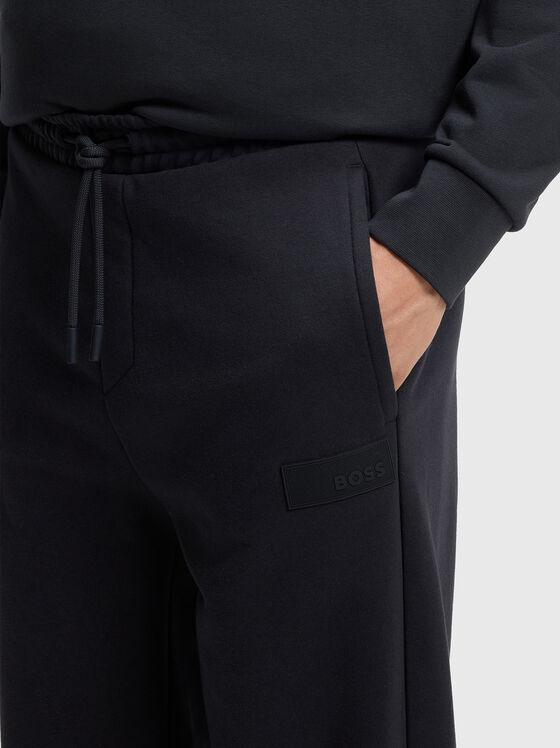 Cotton-blend sweatpants - 1