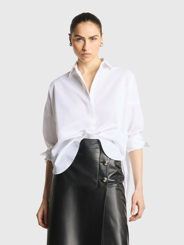 Cotton oversized shirt - 2