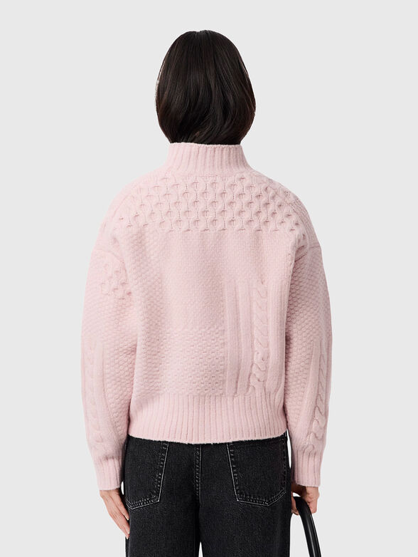 High neck wool sweater - 3