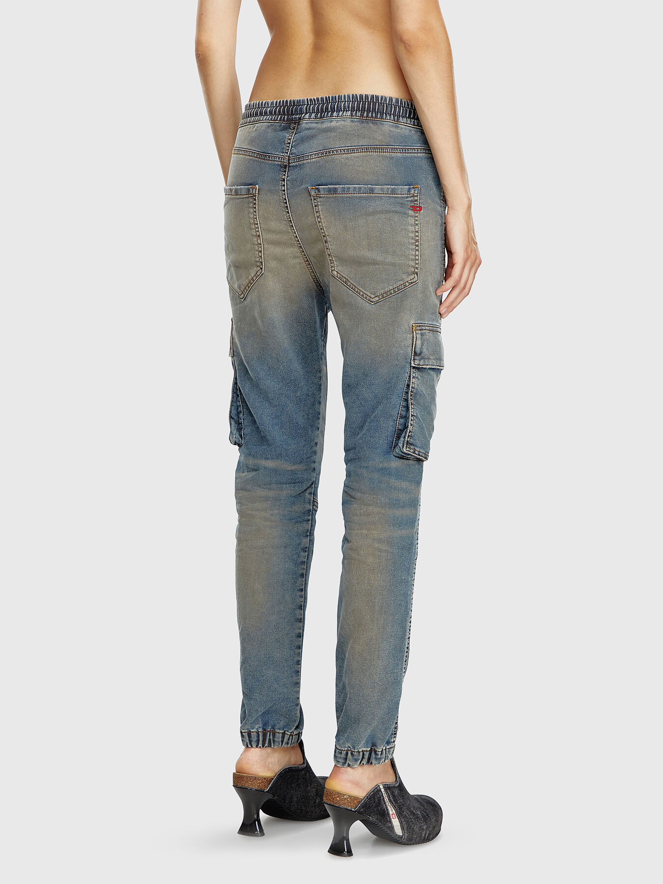 2051 D-URSY JOGG jeans with elastic waist and ties brand DIESEL