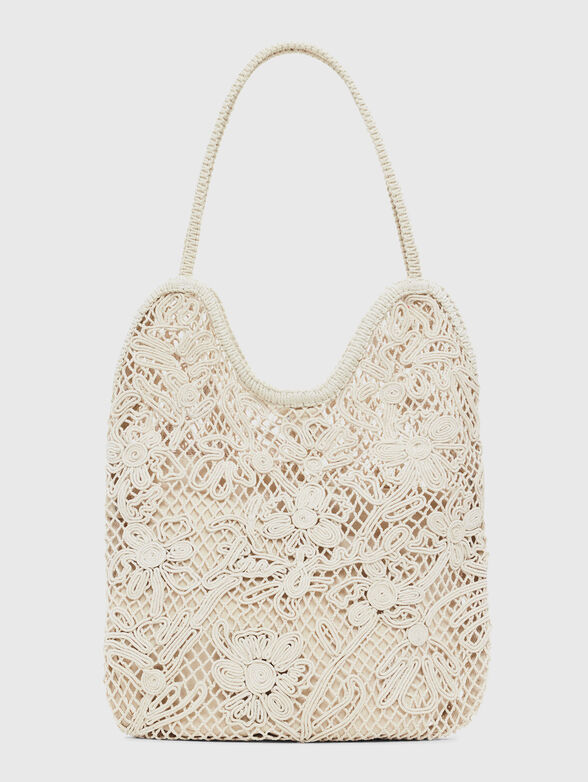 MARINETTE crochet shoulder bag - 1