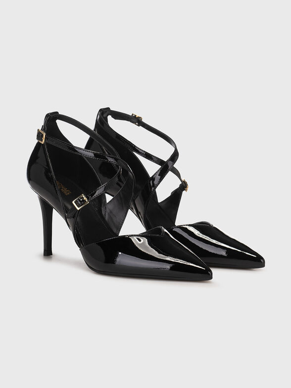 Black leather pumps - 2