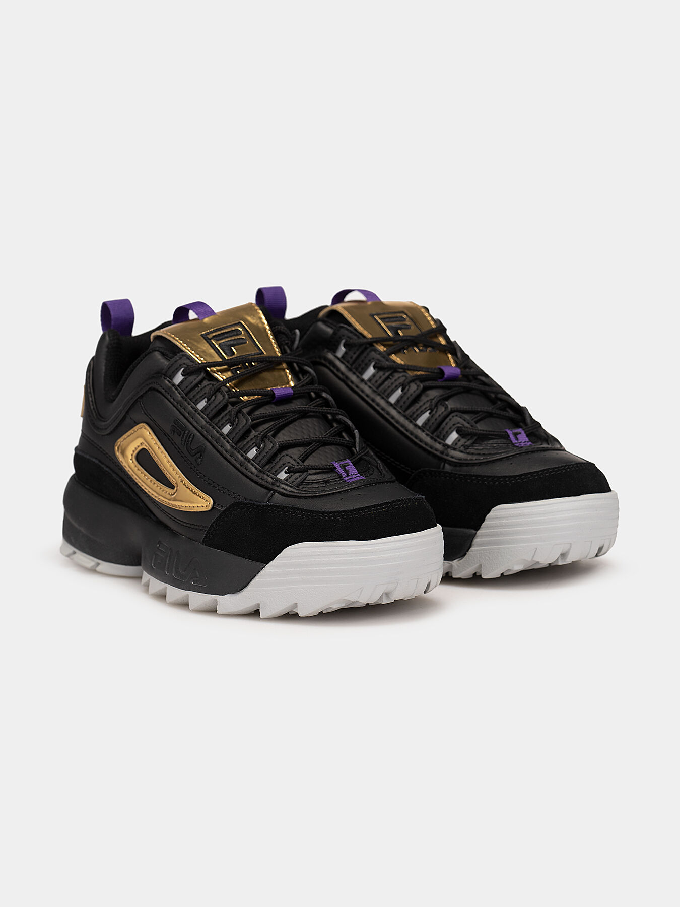 DISRUPTOR M sneakers with gold accents brand FILA Globalbrandsstore en