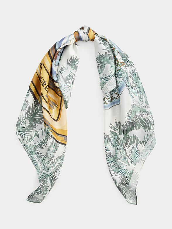Silk scarf with BEARDANA print - 1