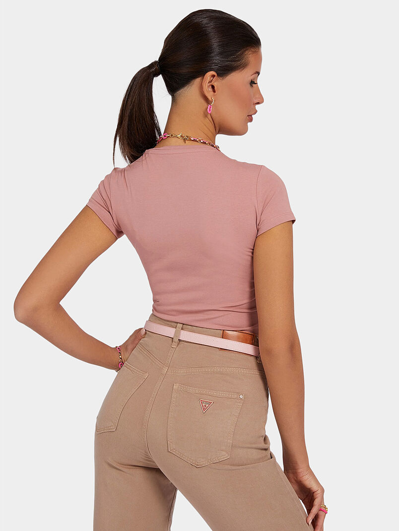 T-shirt in black color with logo print - 3