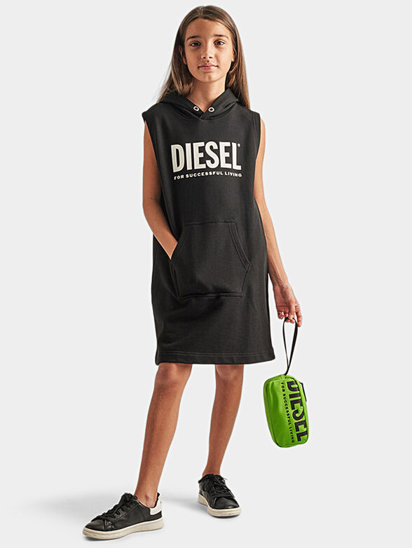 DILSET SM Hoodie dress with logo - 1