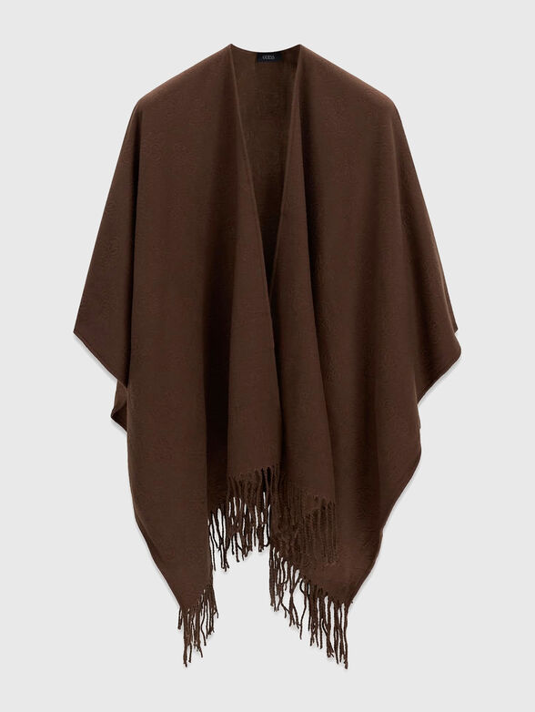 Beige poncho - 1