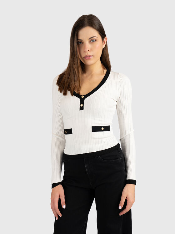 Пуловер LAUREL от вискозен бленд - 1