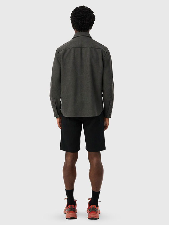 Cotton shorts in black - 2