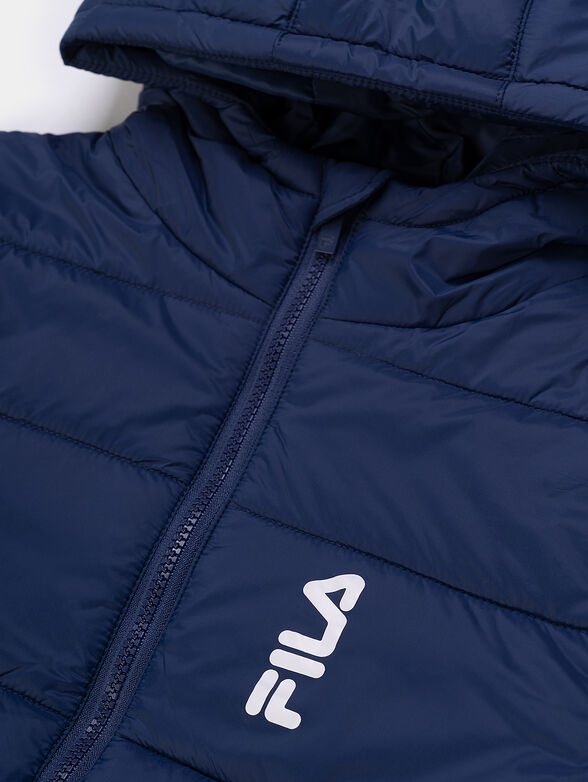 BUNIEL black padded jacket with hood - 3