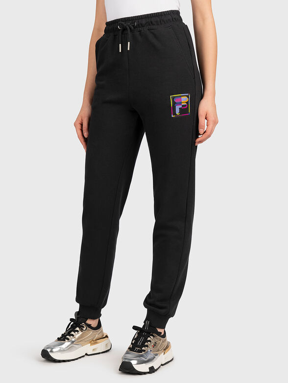 BEX high-waisted black sports trousers - 1