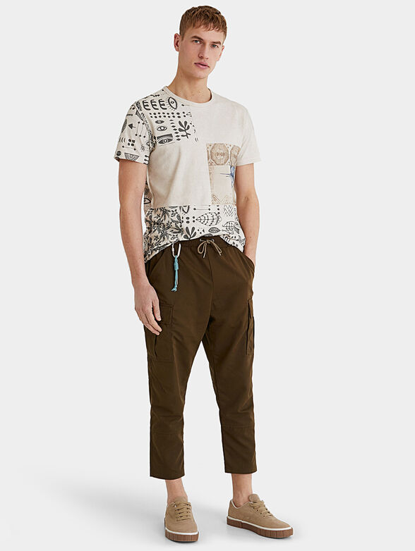 Brown shortened pants - 6