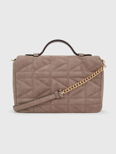 Quilted crossbody bag in nubuck - 3
