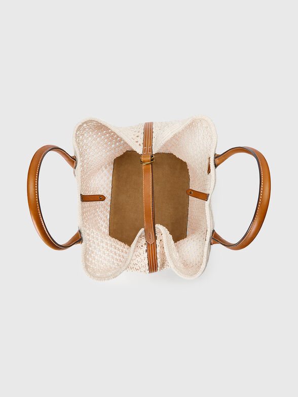 Knitted bag with small purse - 4