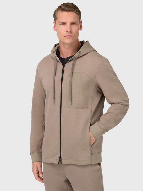 Sweatshirt with front pocket  - 1