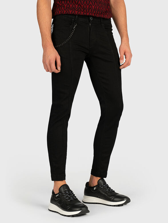 Skinny jeans with chain detail - 1