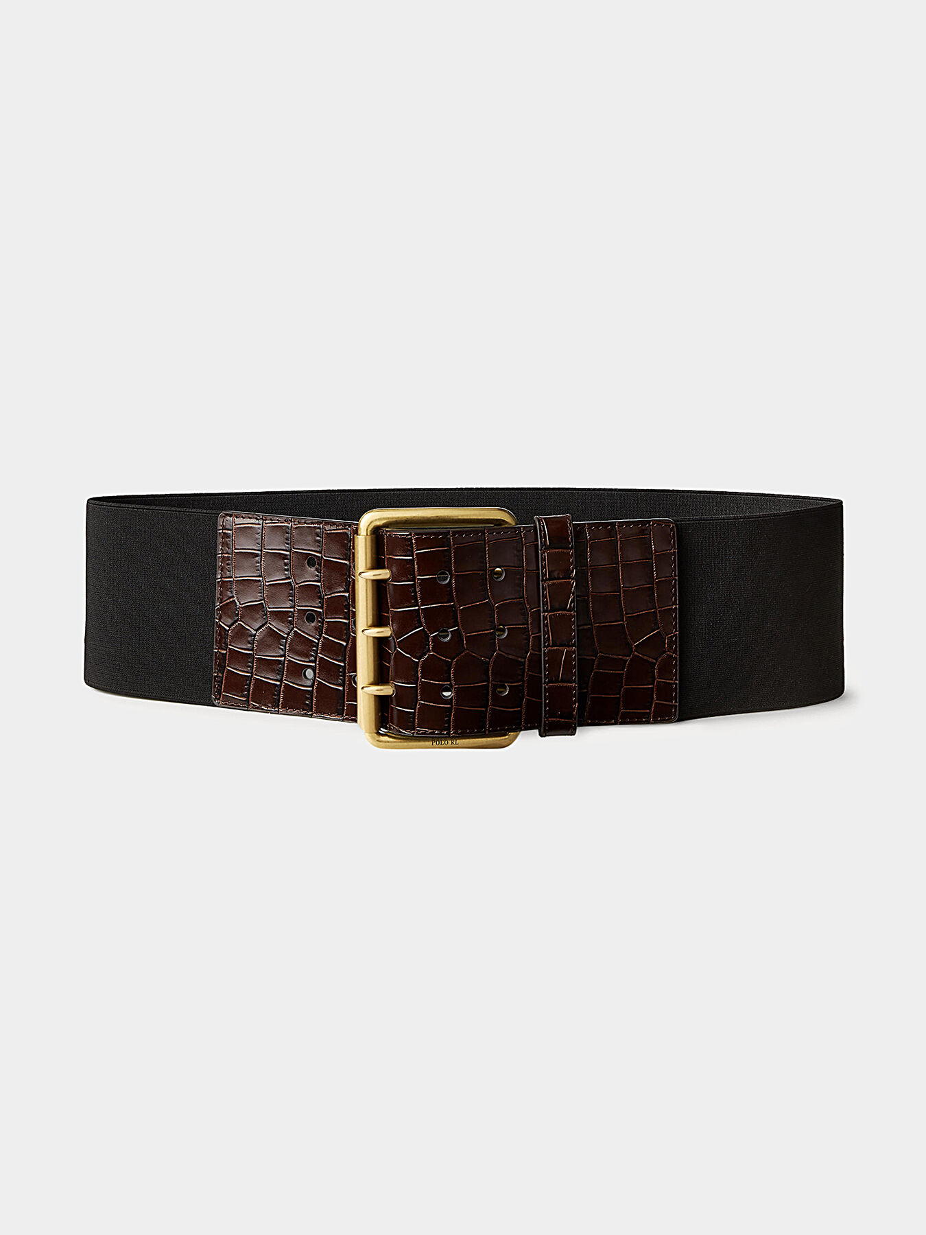 Belt with croco texture brand POLO RALPH LAUREN Globalbrandsstore en