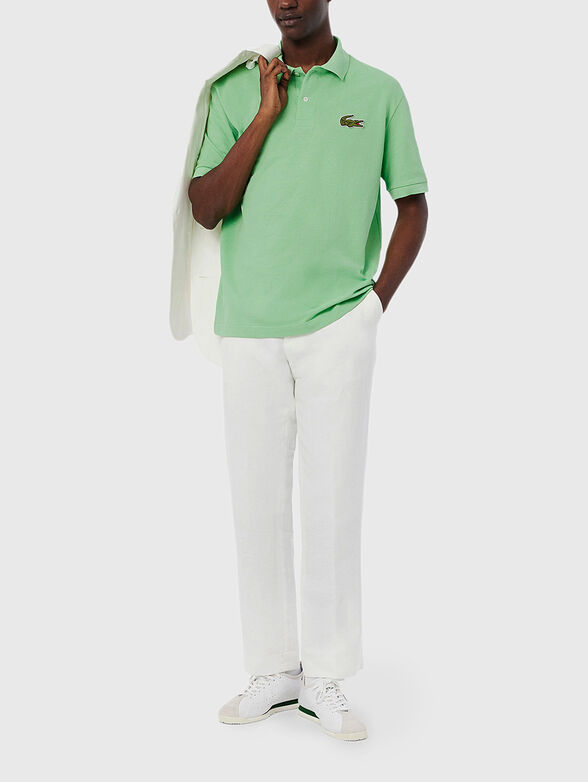 Unisex polo shirt in black - 2