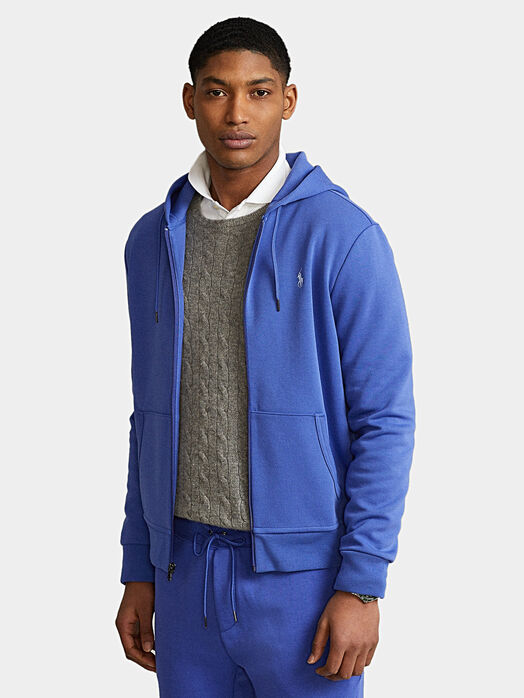 Sweatshirt with embroidered logo