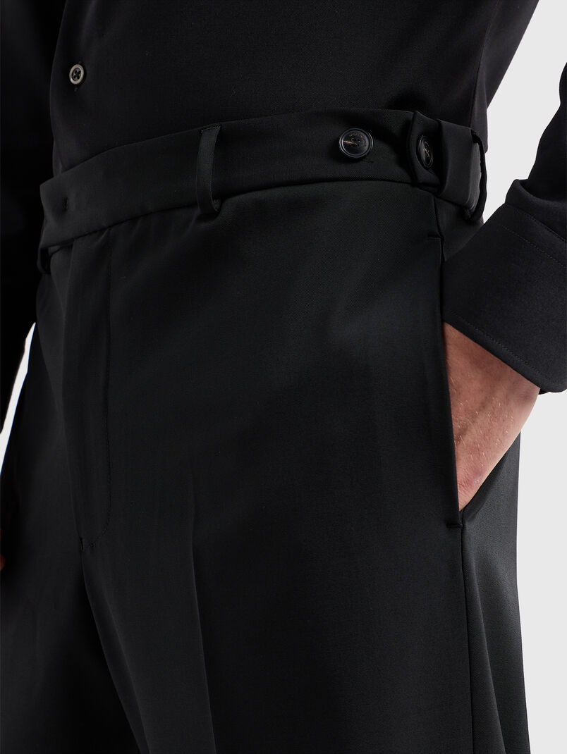 Black straight trousers - 3