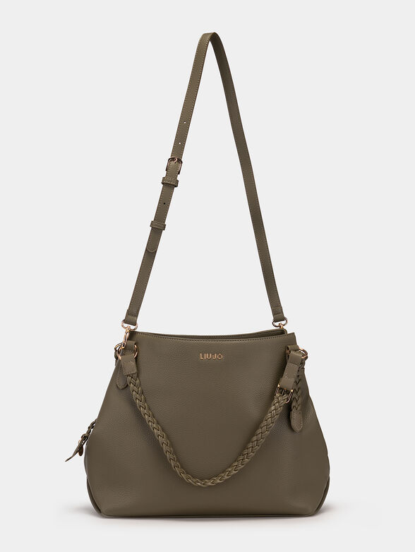 BOSTON black bag with metal logo accent - 2