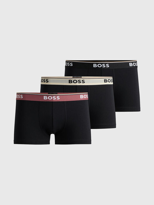 Set of 3 pairs of boxers in black - 1