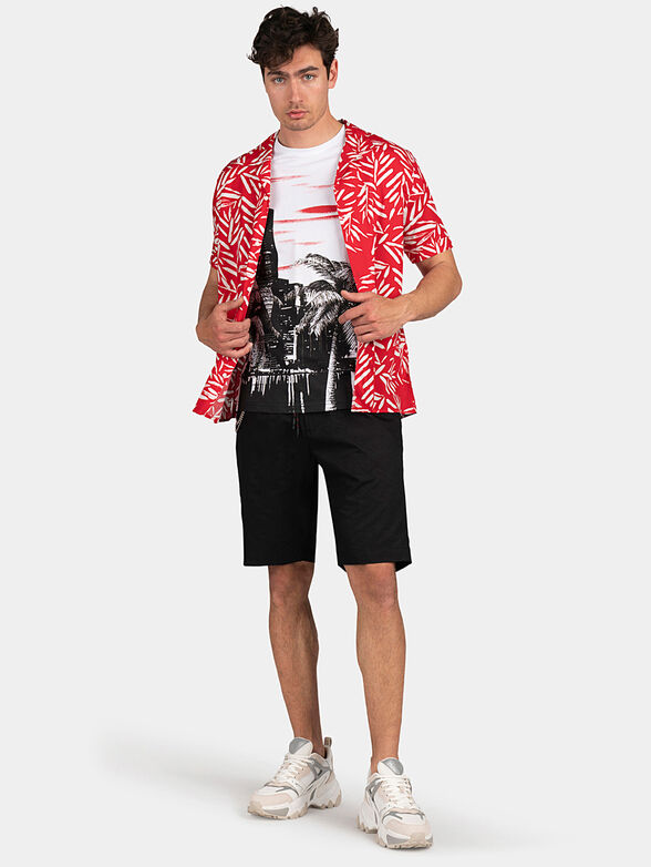 White T-shirt with print - 2