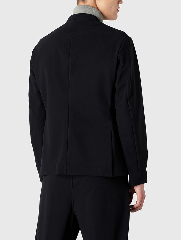Black jacket with accent pockets - 3