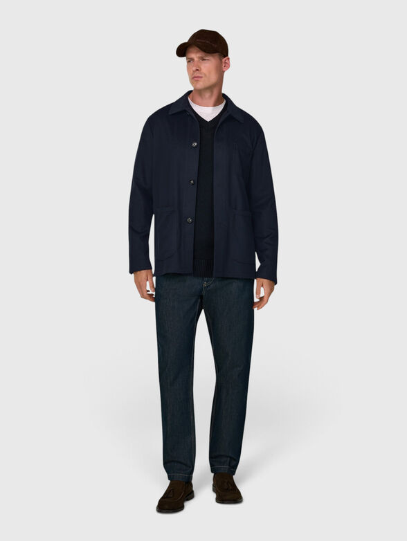 Pure cashmere shirt jaket - 2