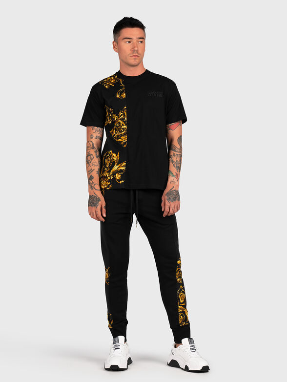 Sports pants with baroque print - 4