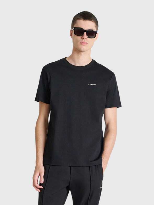 Cotton black t-shirt - 1